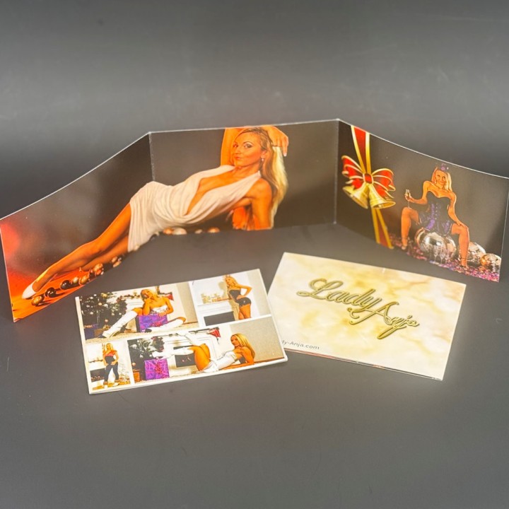 Lady Anja Classic Christmas Card from 2015 Collector's Item