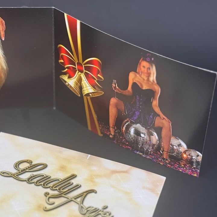 Lady Anja Classic Christmas Card from 2015 Collector's Item