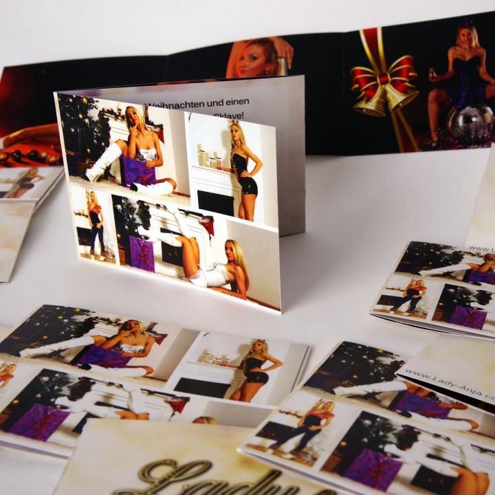 Lady Anja Classic Christmas Card from 2015 Collector's Item