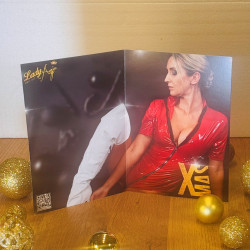 Weihnachtskarte Lady Anja 2024 innen, links und rechts