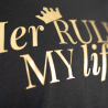 T-Shirt „Her RULES. MY life.“ - diskrete Version T-Shirt „Her RULES. MY life.“ - diskrete Version