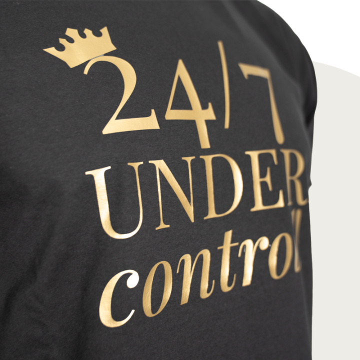 T-Shirt "24/7 UNDER control" - Discreet Version