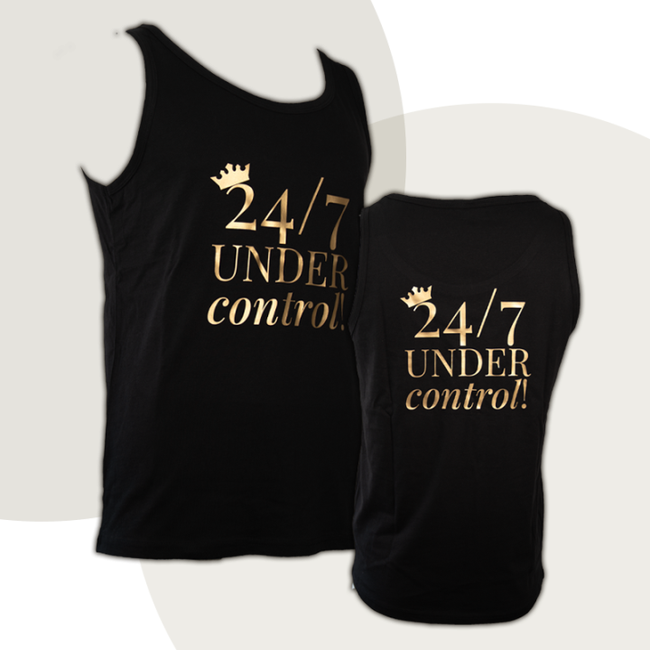 Muscle-Shirt "24/7 UNDER control" - Discreet Version