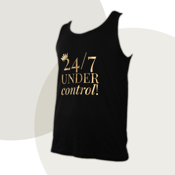 Muscle-Shirt "24/7 UNDER control" - Discreet Version