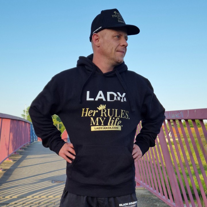 Hoodie „Her RULES. MY life.“ - Owned & Proud Version