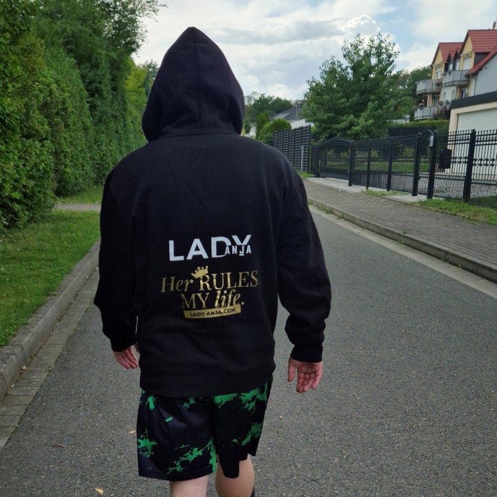 Hoodie „Her RULES. MY life.“ - Owned & Proud Version