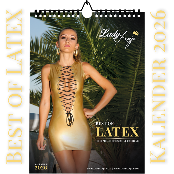 Best of Latex Lady Anja A3 Calendar 2026
