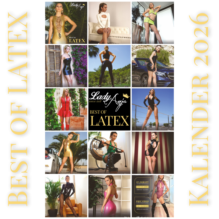 Best of Latex Lady Anja A3 Calendar 2026