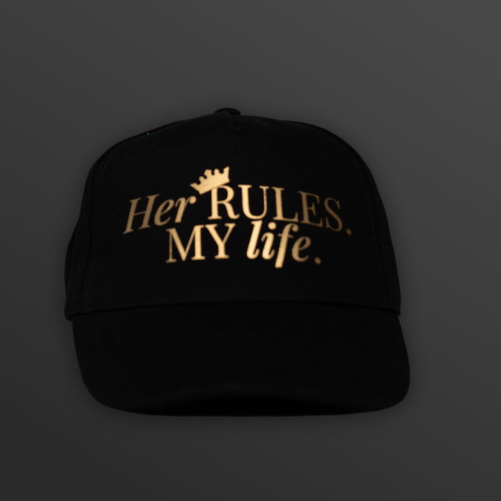 Cap "Her RULES. MY life." - Discreet Version