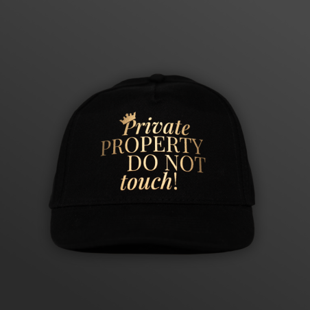 Cap „Private PROPERTY DO NOT touch“ - diskrete Version