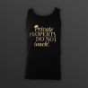 Muscle-Shirt „Private PROPERTY DO NOT touch“ - diskrete Version