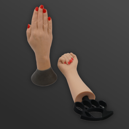 Silikonhand Faust oder flache Hand