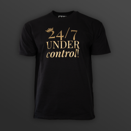 T-Shirt „24/7 UNDER control“ - diskrete Version
