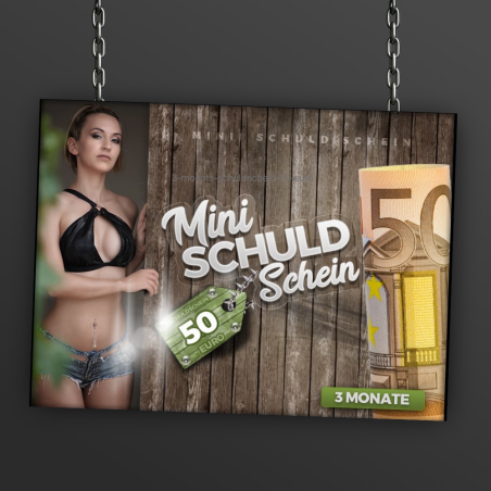 3 Monats Schuldschein 50 Euro