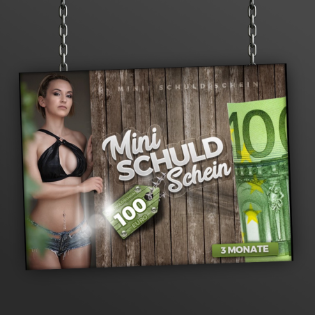 3 Monats Schuldschein 100 Euro
