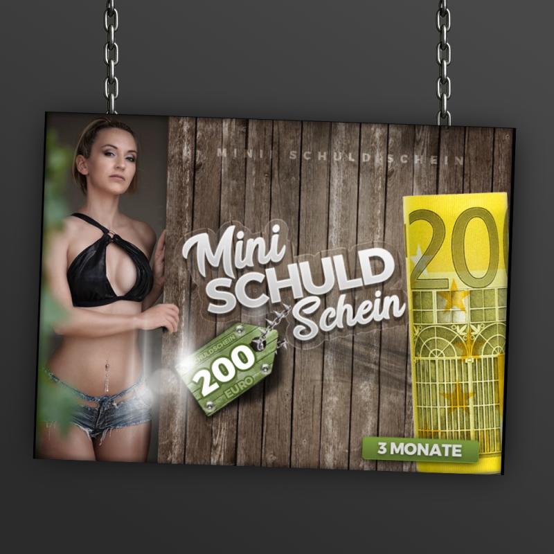 3 Monats Schuldschein 200 Euro