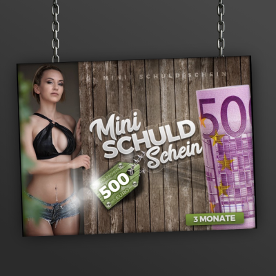 3 Monats Schuldschein 500 Euro