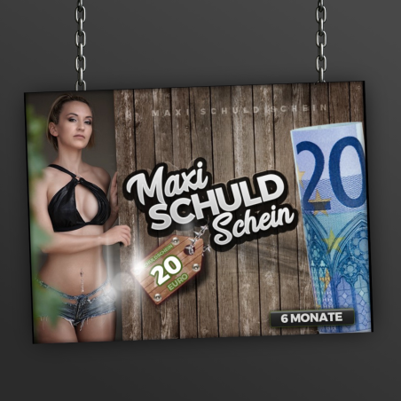 6 Monats Schuldschein 20 Euro