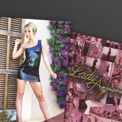 Autogrammkarte Black Latex Dress