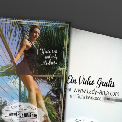 Autogrammkarte Sommerkleid