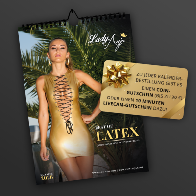 Best of Latex Lady Anja A3 Kalender 2026