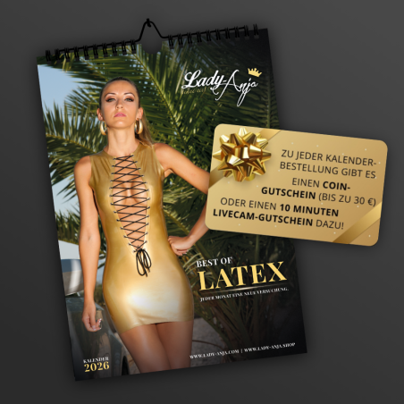 Best of Latex Lady Anja A3 Kalender 2026