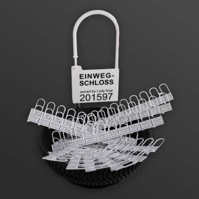5x KG Einweg-Schloss! Keuschheitskontrolle