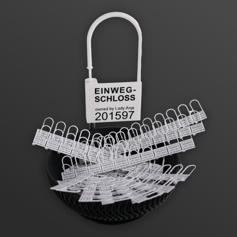 5x KG Einweg-Schloss! Keuschheitskontrolle