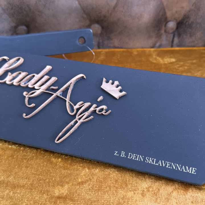 Handmade BDSM Paddle "Lady Anja"