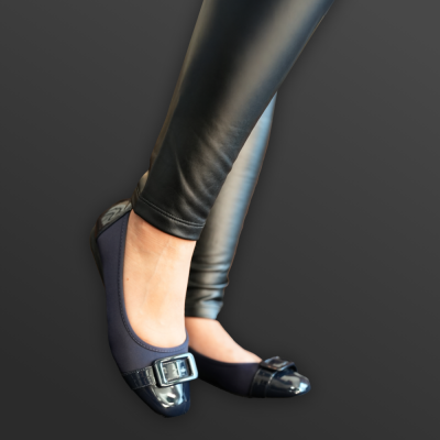 Schwarze Ballerinas der Marke Greatonu