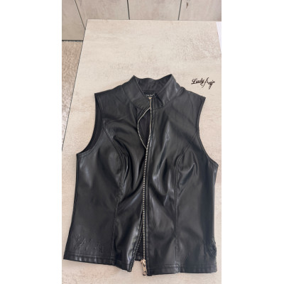 Schwarzes Ledertop (Bday-Geschenk 2020)