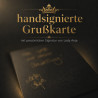 handsignierte Grußkarte