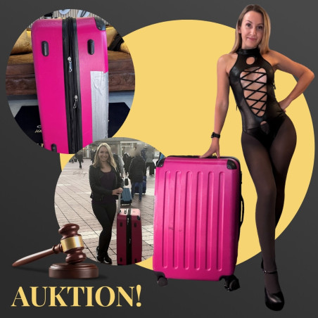 Mein pinker Reisekoffer mit  Überraschungsinhalt
