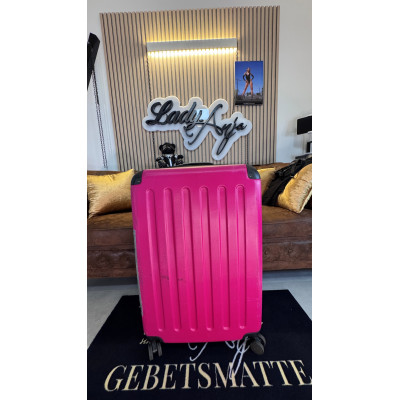 Mein pinker Reisekoffer mit  Überraschungsinhalt