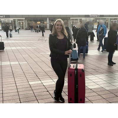 Mein pinker Reisekoffer mit  Überraschungsinhalt