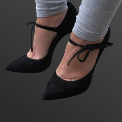 Getragene schwarze CASADEI Pumps