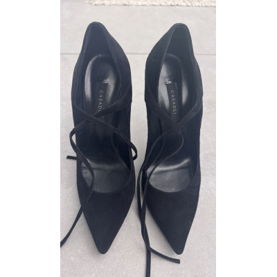 Getragene schwarze CASADEI Pumps