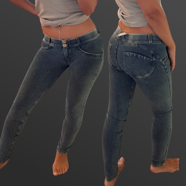 Freddy Slounge WR.UP Jeans in Blue, Size M | Worn Jeans