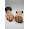 Silikonhand Faust oder flache Hand Silikonhand Faust oder flache Hand