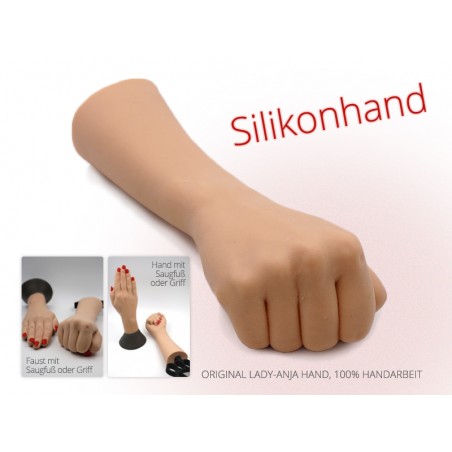 Silikonhand Faust oder flache Hand