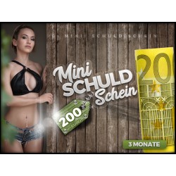 3 Monats Schuldschein 200 Euro