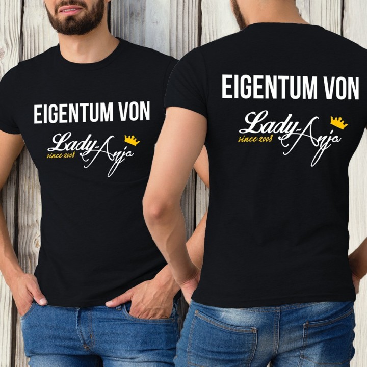 T-Shirt Black "Property of Lady Anja"