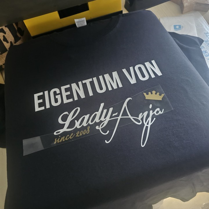 T-Shirt Black "Property of Lady Anja"