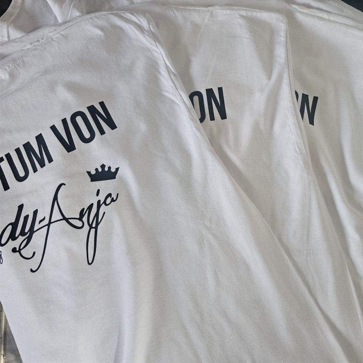 T-Shirt White "Property of Lady Anja"